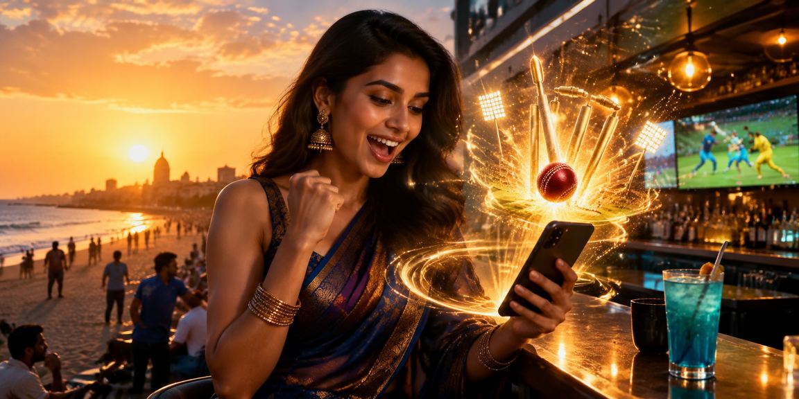 Cricket betting fans watching live cricket